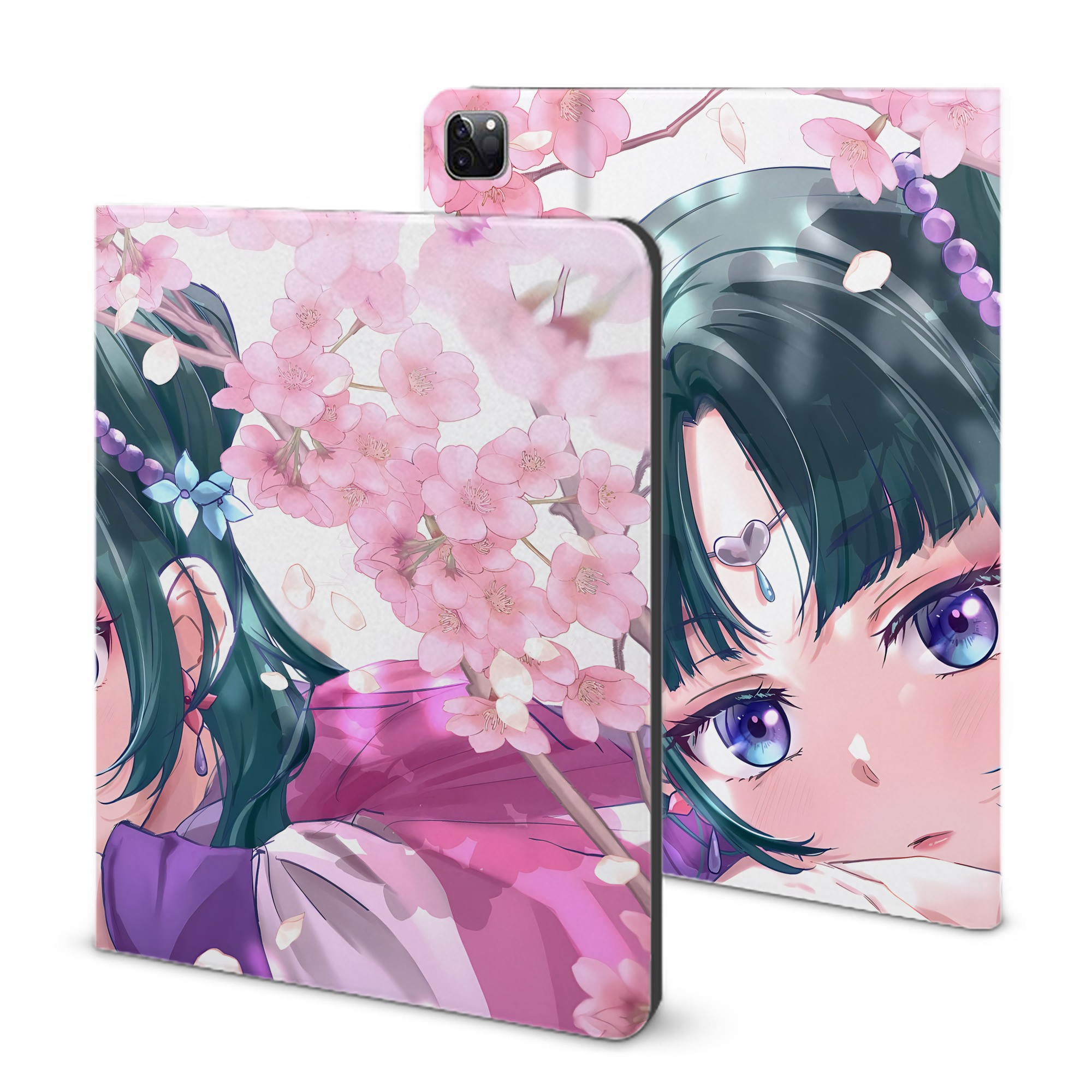 （画像用） 薬屋のひとりごと The Apothecary Diaries IPad ケース ブック型 PUレザー TPU 耐衝撃 軽量 薄型 ペン収納なし 全面保護 IPad 各モデル対応